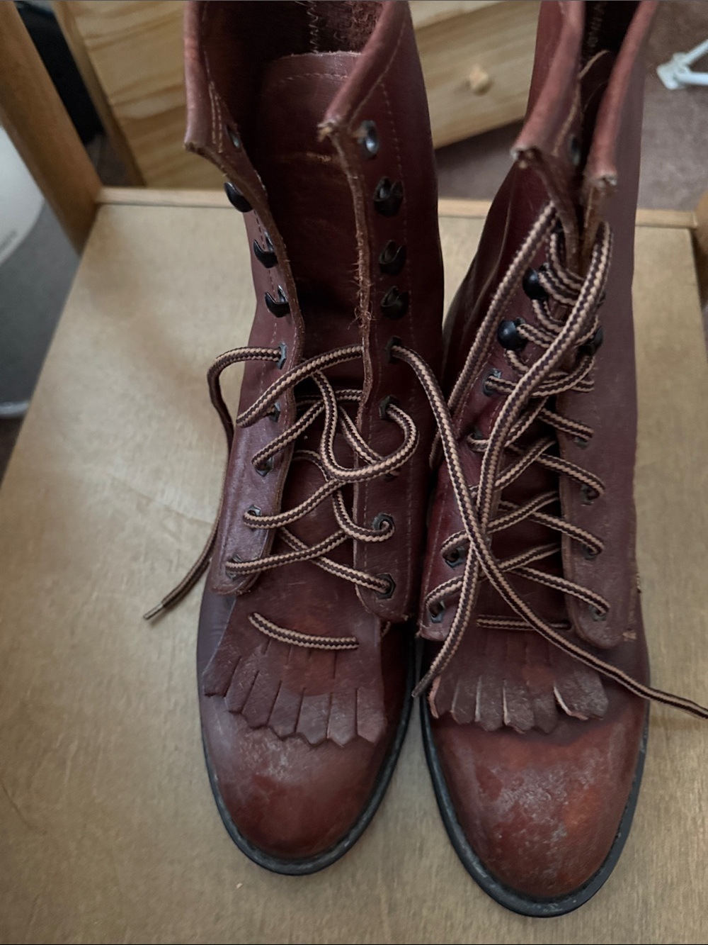 Brazos boots  no size shows